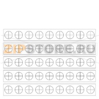 ШАБЛОН ДЛЯ РАЗМЕТКИ ОТВЕРСТИЙ, СЕТКА 30 X 40MM, ГОРИЗОНТАЛЬНОЕ И ВЕРТИКАЛЬНОЕ РАСПОЛОЖЕНИЕ ОТВЕРСТИЙ Siemens 3SU1900-0KF10-0AA0