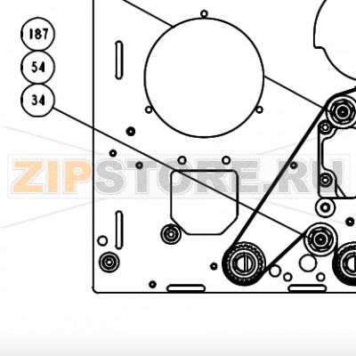 Шкив в сборе Datamax A-4212 LH Шкив в сборе Datamax A-4212 LH Запчасть на сборочном чертеже под номером: 54Название запчасти Datamax на английском языке: ASSEMBLY, PULLEY 