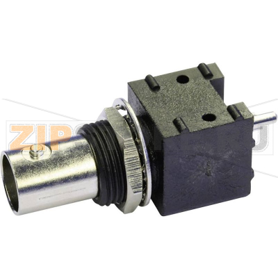 Разъем BNC, 50 Ом, 1 шт Telegärtner J01001F0002 