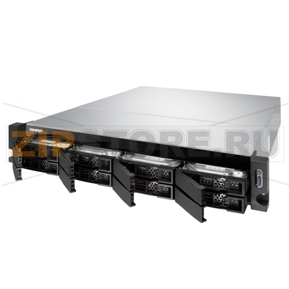Накопитель сетевой QNAP TS-832XU-RP 
