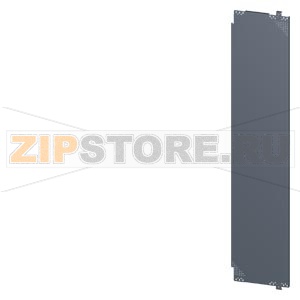 SIVACON, mounting plate, for cabinet side, perforated, D: 600 mm, H: 2200 mm, zinc-plated Siemens 8MF1206-2AK13-0 