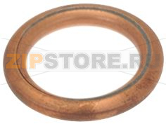 ROUND GASKET COPPER 1/4 ø 18.7x13x2.5 mm 