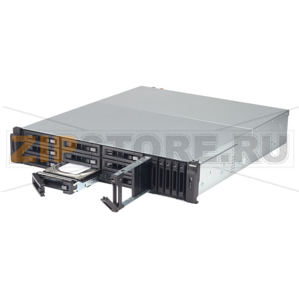 Накопитель сетевой QNAP TVS-EC1580MU-SAS-RP-R2 