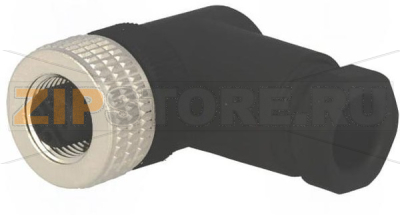 Разъем угловой M12, 4 А, 50 В, 5 контактов Hirschmann ELWIKA 5012 PG9 