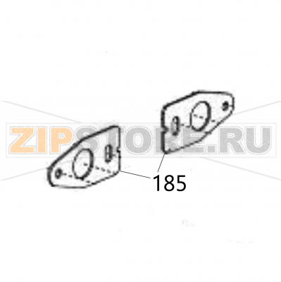 Adjust plate Sato DR308e Adjust plate Sato DR308eЗапчасть на деталировке под номером: 185Название запчасти на английском языке: Adjust plate Sato DR308e.