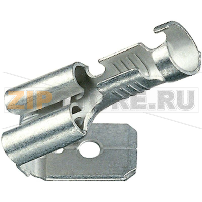 Клемма плоская 6.3 мм, 0.8 мм, 180°, металлик, 1 шт Klauke 1730AZ 