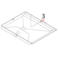 Truss head tapping screw T2 Hoshizaki IM-65NE-25
