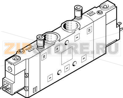 Распределитель с электроуправлением Festo CPE24-M1H-5JS-3/8 