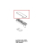 Cap for door upper stirrup Unox XVC 305