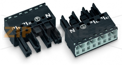 Разъем; 4-пол.; Код. A; 4,00 mm; черные Wago 770-204 Protected against mismating and maintenance-freePush-in CAGE CLAMP® spring pressure connection technology allows solid conductors to be simply pushed into a unit.Two wire connections per pole for loops or bridgesAdditional variable coding is possible....