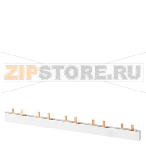 Шина штырьевая, 2-фаз. 10 mm2, 56 мод.  серая изолированная может быть отрезана для УОДП 5SM602.-2 Siemens 5ST3735-1 