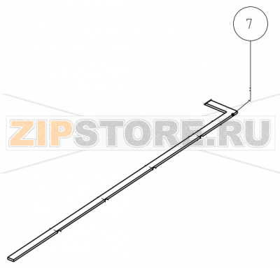 Feltro bianco 10x3 adesivo Imesa ES 10                                         Feltro bianco 10x3 adesivo Imesa ES 10Запчасть на сборочном чертеже под номером: 7Название запчасти на итальянском языке: Feltro bianco 10x3 adesivo Imesa ES 10