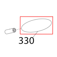 Man. oval p. merce c/buss. M10, grigia Sirman Palladio 350