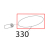 Man. oval p. merce c/buss. M10, grigia Sirman Palladio 350