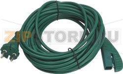 CABLE GREEN 10m 2x0,75mm GERMAN PLUG SUI 