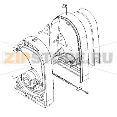 Rear cover Ugolini Minigel 1 Plus Rear cover Ugolini Minigel 1 Plus

Запчасть на сборочном чертеже под номером: 79

Название запчасти Ugolini на английском языке: Rear cover Ugolini Minigel 1 Plus