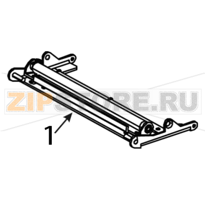 Kit bracket for peel roller Zebra 110PAX4 Kit bracket for peel roller Zebra 110PAX4Запчасть на деталировке под номером: 1