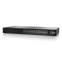 Коммутатор 24x10/100 Мб/с, 2xGE Cisco SF112-24-EU