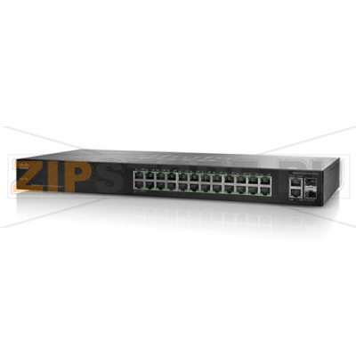 Коммутатор 24x10/100 Мб/с, 2xGE Cisco SF112-24-EU 