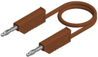 Провод тестовый 0.25 м, коричневый Hirschmann MLN 25/2.5 BRAUN / BROWN