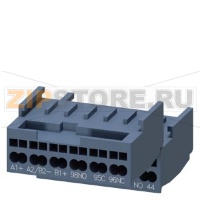 КЛЕММЫ ЦЕПЕЙ УПРАВЛЕНИЯ 3RA62 ПРУЖИННЫЕ, 2 КЛЕММЫ В УПАКОВКЕ Siemens 3RA6920-2C