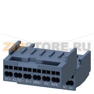 КЛЕММЫ ЦЕПЕЙ УПРАВЛЕНИЯ 3RA62 ПРУЖИННЫЕ, 2 КЛЕММЫ В УПАКОВКЕ Siemens 3RA6920-2C 