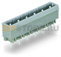 MCS MIDI Classic Вилка THT; 1.0 x 1.0 mm solder pin; прямые; Шаг контактов 7,5 мм; 2-пол.; серые Wago 231-232/001-000