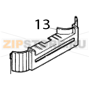 Front cover ass’y TSC TTP-342 Pro Front cover ass’y TSC TTP-342 ProЗапчасть на деталировке под номером: 13