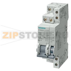ВЫКЛЮЧАТЕЛЬ D=70ММ 20А 1+N-ПОЛЮСНЫЙ С ДОП. ВЫКЛЮЧ. 1NC/1NO Siemens 5TE8118 