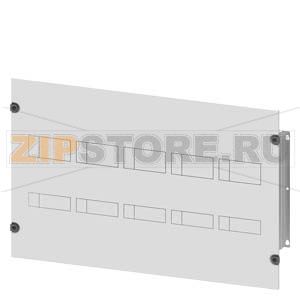 ALPHA 630 Universal Circuit breaker kit 5x 3VA20-22/100A/160A/250A 3+4-pole H=600 mm W=900 mm, horizontal Installation for RCD module infeed side Siemens 8GK6725-6KK33 