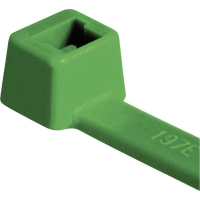 Стяжки кабельные 100 мм, зеленые, 100 шт HellermannTyton T18R-PA66-GN-C1