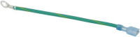 WIRE, JUMPER, 14AWG, GREEN W/YELLOW