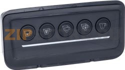PUSH-BUTTON PANEL 5 BUTTONS 