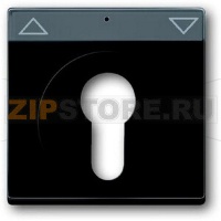 Накладка для с полем для надписи, чёрный бархат ABB 2CKA001710A3902