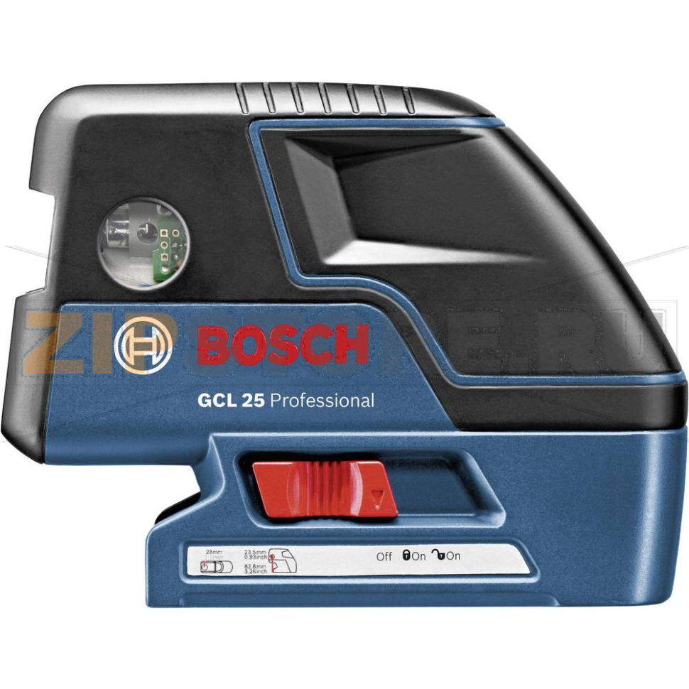Уровень лазерный 155x56x118 мм, комбинированный Bosch GCL 25 Professional 
