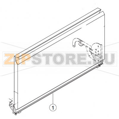 Door, cpl.  Hobart UXT-10A                                     Door, cpl. Hobart UXT-10AЗапчасть на сборочном чертеже под номером: 1Название запчасти на немецком языке языке: Door, cpl. Hobart UXT-10A