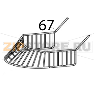 Protection grid Hurakan HKN-30SN2V Protection grid Hurakan HKN-30SN2VЗапчасть на деталировке под номером: 67