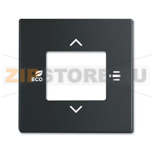 Накладка на терморегулятор, 6109/03-885-500, чёрный бархат ABB 2CKA006155A0065 