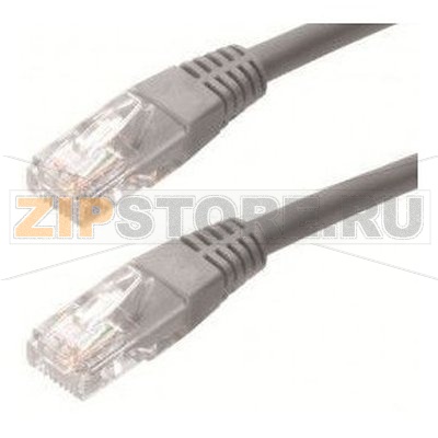 Коммутационный шнур (патч-корд), кат.5Е UTP, LSZH, 1м, серый 
