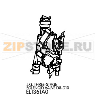 J.G. Three-stage solenoid valve D8-D10 Unox XBC 605 J.G. Three-stage solenoid valve D8-D10 Unox XBC 605Запчасть на деталировке под номером: 28Название запчасти на английском языке: J.G. Three-stage solenoid valve D8-D10 Unox XBC 605
