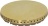 BURNER CAP PERFORATED BRASS POLISHED