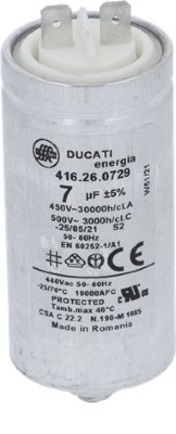 CAPACITOR DUCATI ENERGIA 7µF 