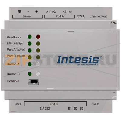 Шлюз сетевой 24 В/DC, RS-485, Ethernet Intesis 