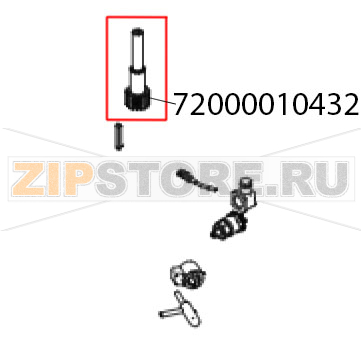 Вал-шестерня Abat ЛГ-1200Ч-03 Вал-шестерня Abat ЛГ-1200Ч-03Запчасть на деталировке под номером: 72000010432