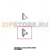 Internal glass lower hinge Unox XVC 305E
