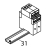 Guia contactor L=250 Fagor FI-160