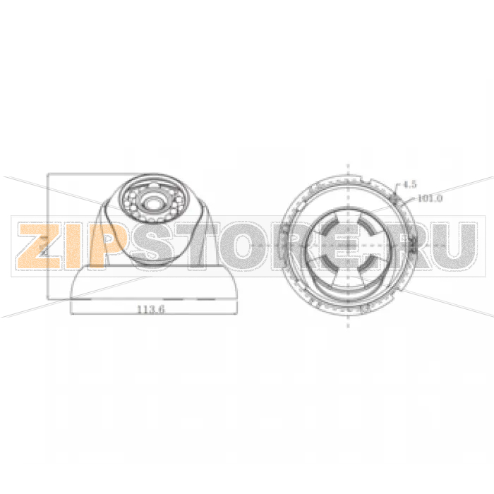 Видеокамера Dahua DH-HAC-HDW1100SP-0600B 