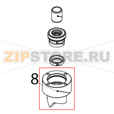 Корпус Abat ЛГ-60/20Г-02 Корпус Abat ЛГ-60/20Г-02Запчасть на деталировке под номером: 8