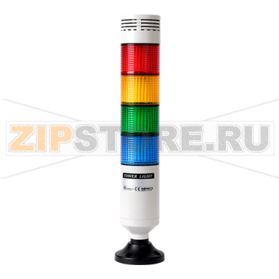 Колонна сигнальная, светодиодная, модульная, Ø: 56 мм Autonics PTE-AGB-4FF-RYGB 