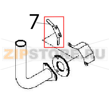 Extraction guard Angelo Po FM611E1 Extraction guard Angelo Po FM611E1Запчасть на деталировке под номером: 7